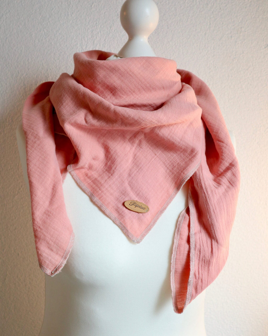 Musselin Halstuch Erwachsene rosa